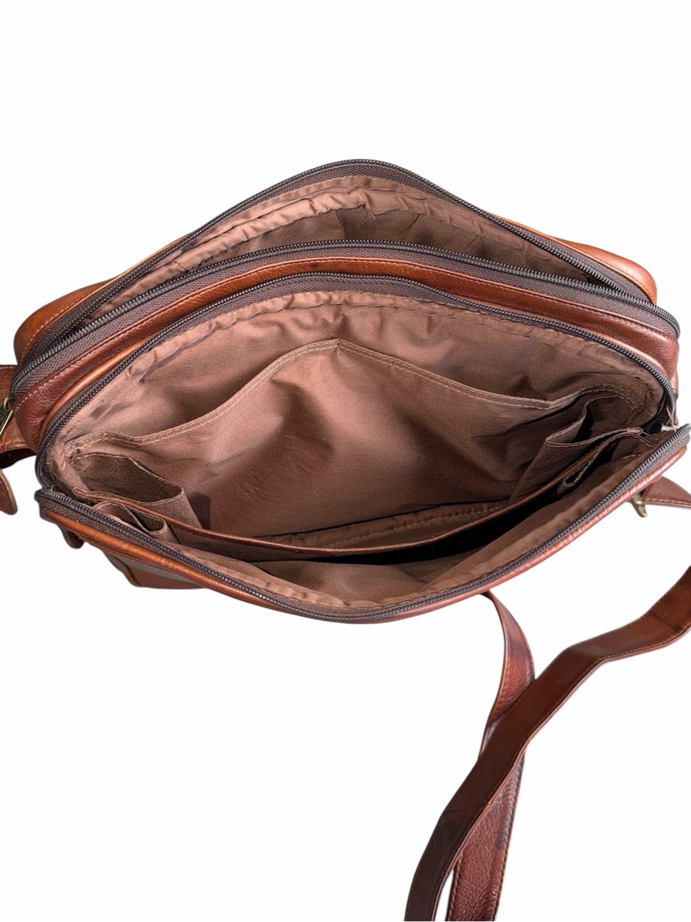 Frye Vintage Work Bag Leather Crossbody Messenger Bag - Picture 8 of 10